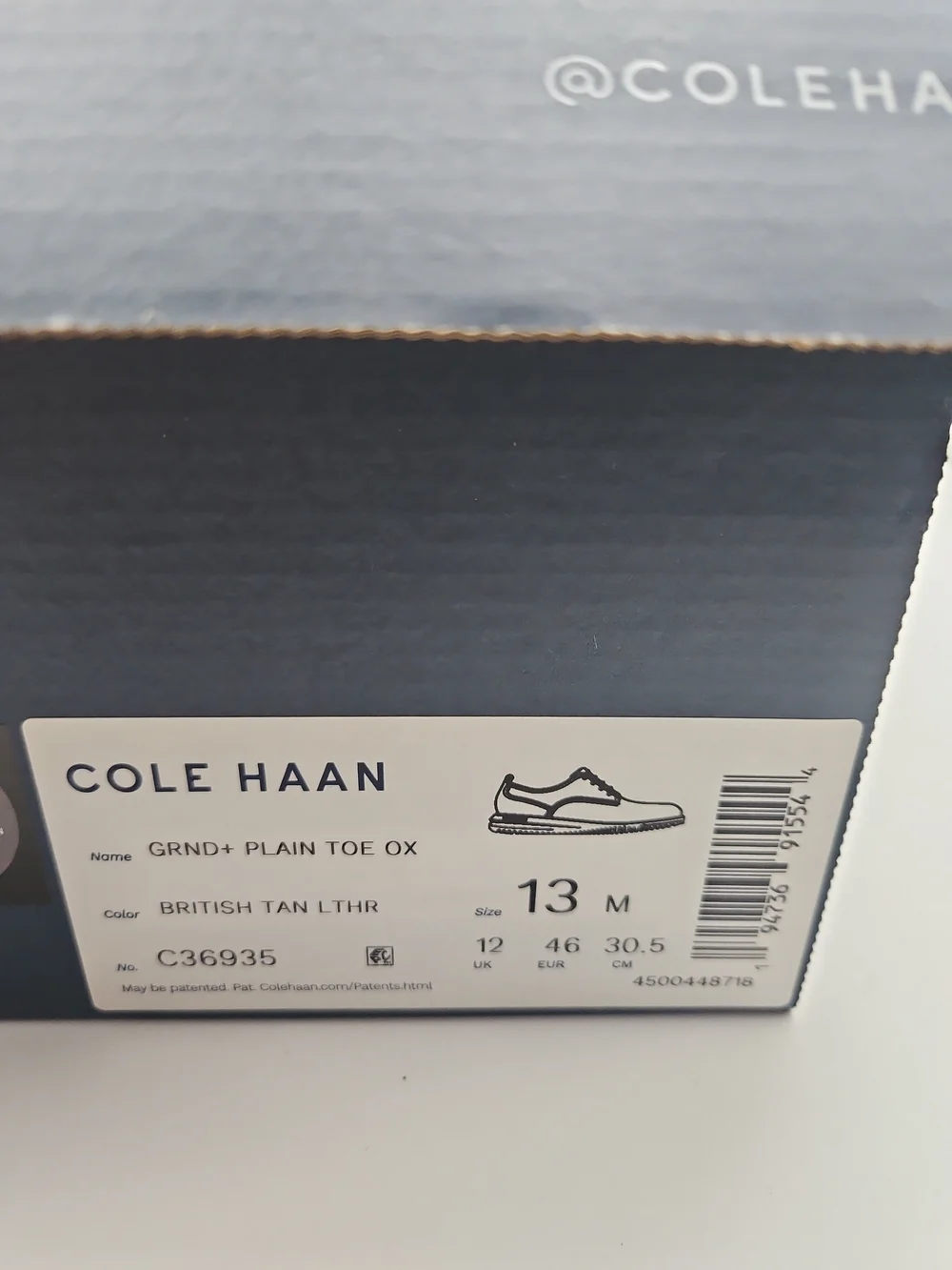 Cole Haan Men’s Brown Leather Lace-Up Sneakers